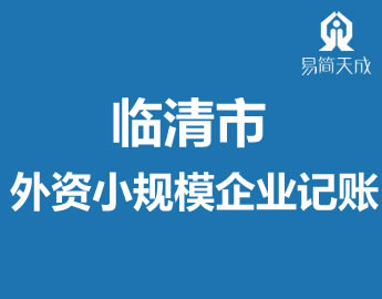 聊城临清市代理公怼(x)计外资小规模企业记̎